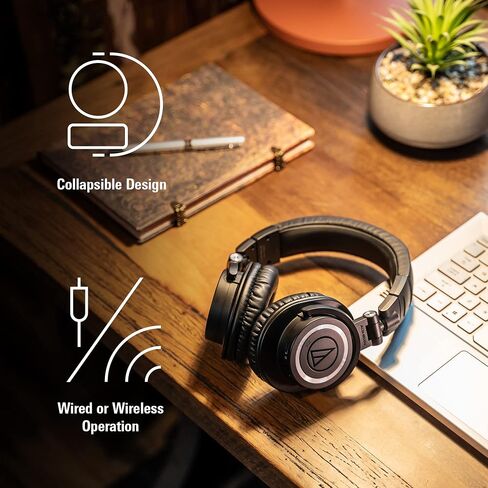 Audio-Technica ATH-M50XBT2 Wireless Headphones, Black in Saudi Arabia