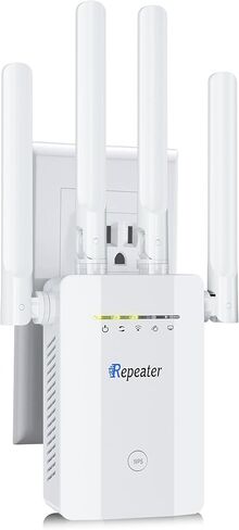 2026 New WiFi Extender Signal Booster for Home, 16ksq.ft Long Range WiFi Repeater Wireless Routers Signal Amplifier, Mesh WiFi 18X Faster Access Point with Ethernet Port, 5 Working Modes in Kuwait