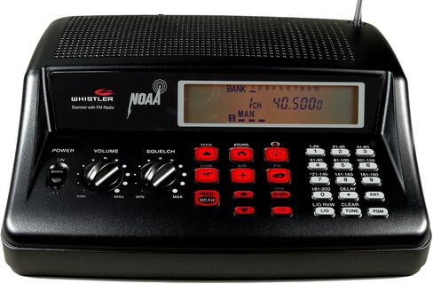 Whistler WS1025 Analog Desktop Scanner (Black) and Uniden BC365CRS 500 Channel Scanner in Kuwait