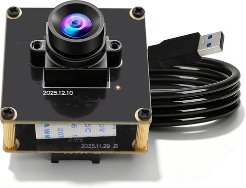 ELP 200FPS Global Shutter USB3.0 وحدة الكاميرا للكمبيوتر زاوية واسعة 2.1 ملم عدسة كاميرا ويب صغيرة UVC USB3.0/2.0 كاميرا كمبيوتر عالية السرعة Lightburn كاميرات 1200P/120fps HD/200fps AR0234 كاميرا ويب للكمبيوتر المحمول in Kuwait