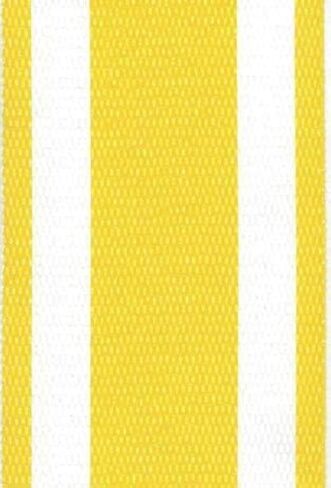 Lawn Chair USA Replacement Lawn Chair Webbing - Webbing for Lawn Chairs, Beach and Camping. UV-Resistant Webbing Strap Made with Durable Polypropylene (2 1/4" x 50', Yellow and White Stripe) in Saudi Arabia