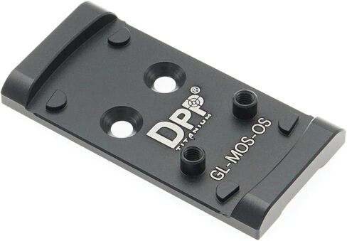 لوحة محول بصري تيتانيوم DPP متوافقة مع Glock Gen 3 إلى Gen 5 Standard MOS، Holosun 407K/507K/EPS/EPS Carry، Osight K/S/SE وRomeoZero in Kuwait