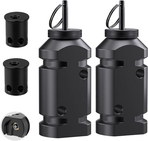 2 Pack Perimeter Trip Alarm-12 Gauge Camping Trip Wire Alarm Device for Outdoor and Property Safety/Bear Deterrent (Black) in Saudi Arabia