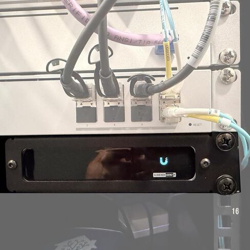 1U Rackmount Bracket for Unifi Cloud Key G2 (Steel Faceplate) in Saudi Arabia