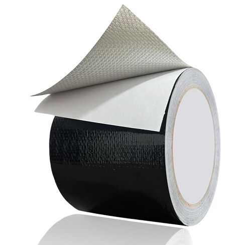 WaterproofRepair Tape for Fabric, 3.1IN x24.6FT Outdoor Repair-Black | For RV Roof, Tarp, Tent, Sail and Boat Cover Outdoor Repair Patch, Multipurpose Awning Repair Tape in Saudi Arabia