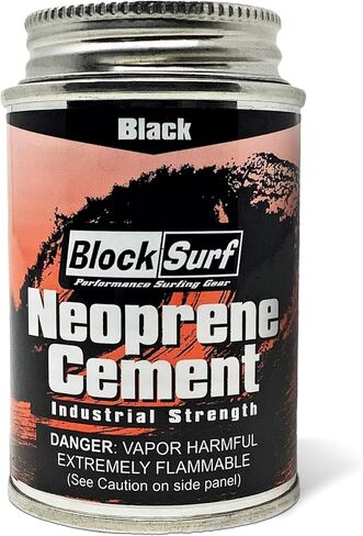 BLOCKSURF Neoprene Cement Adhesive 4 fl oz | Industrial Strength for Wetsuit & Gear Repair | Quick-Drying, Flexible & Waterproof | Available in Multiple Pack Sizes in Saudi Arabia