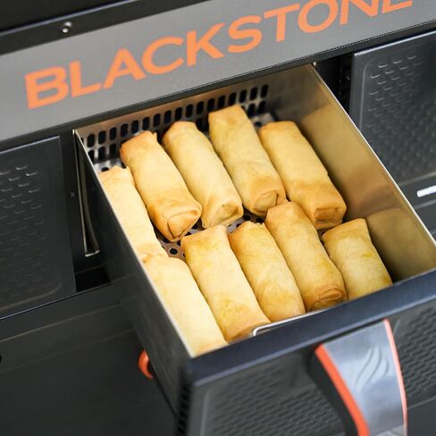 Blackstone® 2439 شواية Omnivore الأصلية مقاس 36 بوصة مع مجموعة مقلاة هوائية | نظام Blackstone® 2439 BAR، غطاء مدمج، مقلاة هوائية سعة 4 لتر in Kuwait