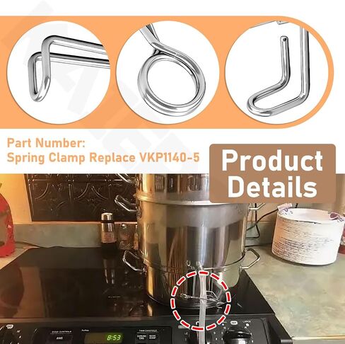VKP1140-5 Spring Clamp Replacement for Vic-torio Steam Juicer Hoses in Saudi Arabia