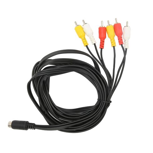 Mini DIN to 6 Cable 9 Pin to AV Cable Mini DIN 9 Pin 6 Composite with Clear Signal for Digital Camcorder TV AV Receiver Set Top Box in Saudi Arabia