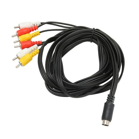 Mini DIN to 6 Cable 9 Pin to AV Cable Mini DIN 9 Pin 6 Composite with Clear Signal for Digital Camcorder TV AV Receiver Set Top Box in Saudi Arabia