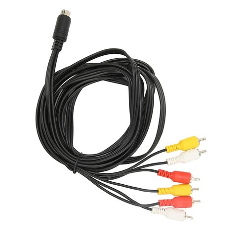 Mini DIN to 6 Cable 9 Pin to AV Cable Mini DIN 9 Pin 6 Composite with Clear Signal for Digital Camcorder TV AV Receiver Set Top Box in Saudi Arabia