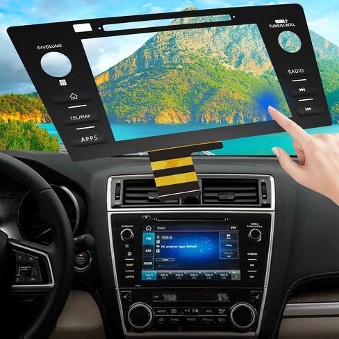 TsuperU 8" Touch Screen Digitizer Replacement for Subaru Legacy Outback Radio Screen 2018 2019, Touchscreen fit 86431-AL62A 86471-AL65A 86471-AL66A OEM Upgraded Ultra-Sensitive High-Definition-MAP in Saudi Arabia