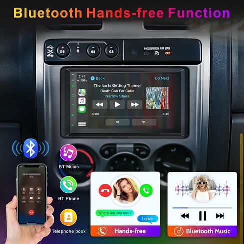 Linux Car Stereo for 2003 2004 2005 2006 Chevrolet Chevy Silverado Tahoe GMC Sierra Yukon, Wireless Carplay and Android Auto with 7'' Touch Screen Car Radio, GPS/Bluetooth/DSP/SWC/FM in Saudi Arabia