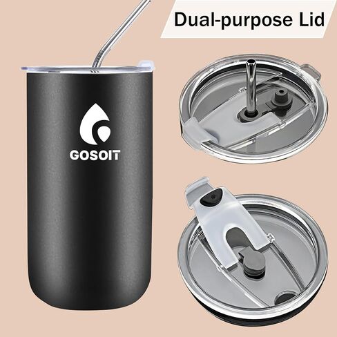 Portable Pour Over Coffee Maker Kits Coffee Filter Mug Coffee Drippers Cup Bottle Includ Straw Cleaning Brush and Spoon for Home Office,Travel, Camping 20Oz in Saudi Arabia