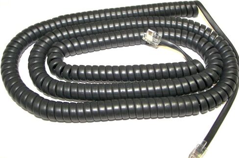 5-Pack Charcoal 25Ft Replacement Handset Cord for Avaya 9600 Series Phone | 9601 9608 9608G 9610 9610G 9611 9611G 9620 9620C 9620L 9621 9630 9640 9641 9641GS 9650 9650C 9670 Dark-Gray Black Aura Global in Saudi Arabia