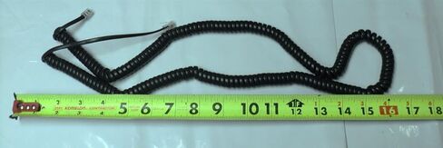 5-Pack Charcoal 25Ft Replacement Handset Cord for Avaya 9600 Series Phone | 9601 9608 9608G 9610 9610G 9611 9611G 9620 9620C 9620L 9621 9630 9640 9641 9641GS 9650 9650C 9670 Dark-Gray Black Aura Global in Saudi Arabia