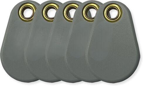 PKT-10X Pack of 10 Proximity Key Fobs, Durable Access Control Key Tag, Ergonomic Key Ring Tag, Compatible with PXL-250 PXL-500 Controllers in Saudi Arabia