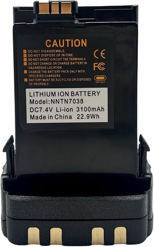 NNTN7038 NNTN7038B PMNN4547A PMNN4486 3100mAh بطارية ليثيوم أيون USB نوع C لـ APX6000 APX7000 APX8000 APX6000XE APX7000XE APX8000XE SRX2200 اتجاهين راديو PMNN4486A PMNN4403 PMNN4403B PMNN4485A in Kuwait