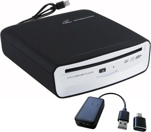 Portable CD Player for Car with Bluetooth and USB Connection,USB External Universal Cars CD Player for Car Audio Systems/TV/MacBook pro/Laptops Desktops/Bluetooth Speaker with Plug and Play in Saudi Arabia