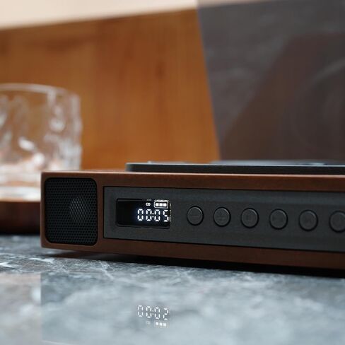 K10 Bluetooth CD Player with Speakers for Home, Rechargeable | Remote Control, Bluetooth 5.3 Input & Output, USB Playback, AUX Input & Optical Output, CD-R/RW & MP3 CDs, Retro Wood-Style in Saudi Arabia