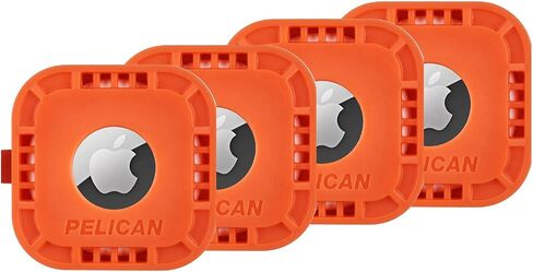 Pelican Marine 1-Pack AirTag Holder - Waterproof IP68 AirTag Case - Black | Shockproof Air Tag Case with 3M Adhesive Sticker - Hidden AirTag Holder/Cover Stick-On Mount for Travel, Luggage, Bike & More in Saudi Arabia