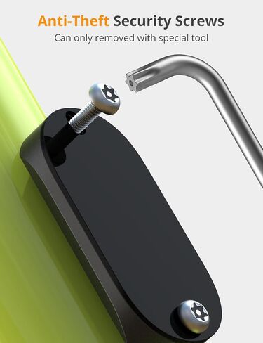 SUPMEGA Bike Mount Compatible with AirTag 1st and 2nd Gen | Aluminum Alloy Construction, Weather-Resistant Protection, Discreet Under-Bottle-Cage Placement, Secure Screw Mounting in Kuwait