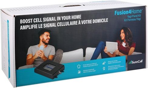 SureCall Fusion4Home Yagi Panel | High-Performance 5G/4G Cell Phone Signal Booster for Home up to 5000 sq ft | Strongest Gain All-Carrier Verizon AT&T T-Mobile US Cellular | FCC Certified USA Company in Saudi Arabia