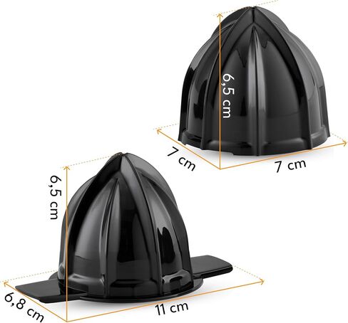 LEBENLANG 2 x Replacement Cones - BPA Free & Stable - Suitable for LB389 Citrus Juicer | Fits LB389 Citrus Juicer in Saudi Arabia