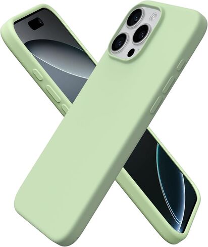 ORNARTO for iPhone 16 Pro Max Case, Liquid Silicone, Succulent in Kuwait