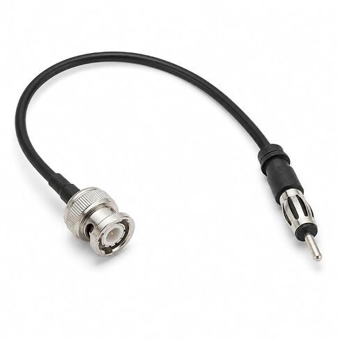 F to AM/FM Adapter RG174 Coax Cable 12 inches Pigtail Jumper RF coaxial Cable for Radio Antenna in Kuwait