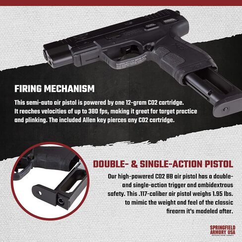 Springfield Armory XDE CO2 Blowback BB Pistol (XDE) (XDE) in Saudi Arabia