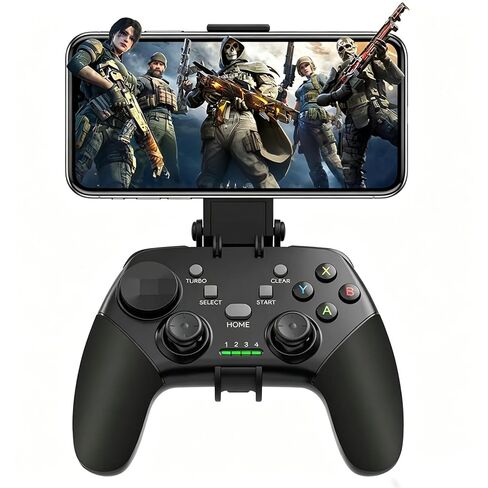 arVin Mobile Game Controller for iPhone 17/16/15/iOS/iPad/Android/Tablet/PC/PS4/Switch with Phone Holder, Wireless Gamepad Joystick Supports PS Remote Play/Xbox Cloud Gaming/Steam/Call of Duty/Turbo in Kuwait