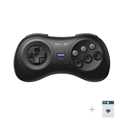 8Bitdo M30 Wireless Bluetooth Controller Retro Gamepad - Black | Sega Genesis & Sega Mega Drive Style for Switch, PC Windows, MacOS, Android, Raspberry Pi in Saudi Arabia