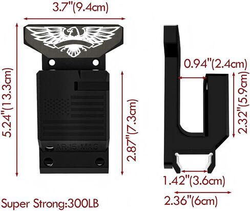 AR Wall Mount Storage Rack Compatible with 5.56/.223 Style Magazines in Saudi Arabia