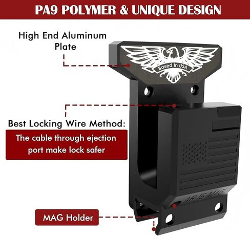 AR Wall Mount Storage Rack Compatible with 5.56/.223 Style Magazines in Saudi Arabia
