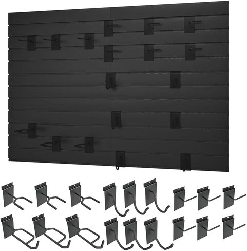 AQQHSAIN Gun Wall Mount Display Heavy Duty Adjustable Indoor Gun Rack Wall Rack Storage System Suitable for Rifles Storage Modular Firearms Gun Wall Gear Organizer for Helmet Vest Belt Police Gear in Saudi Arabia