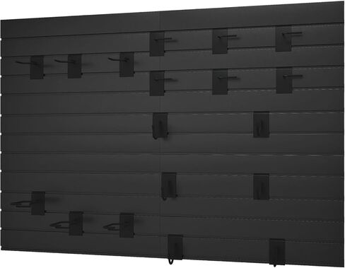AQQHSAIN Gun Wall Mount Display Heavy Duty Adjustable Indoor Gun Rack Wall Rack Storage System Suitable for Rifles Storage Modular Firearms Gun Wall Gear Organizer for Helmet Vest Belt Police Gear in Saudi Arabia