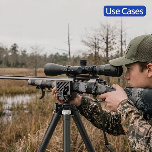 Rifle Tripod Gun Clamp Saddle Shooting Rest Mount | Quick Release, Arca Swiss Ball Head Plate, Tripod Clamp, Ball Head Adapter, For Hunting and Shooting in Saudi Arabia