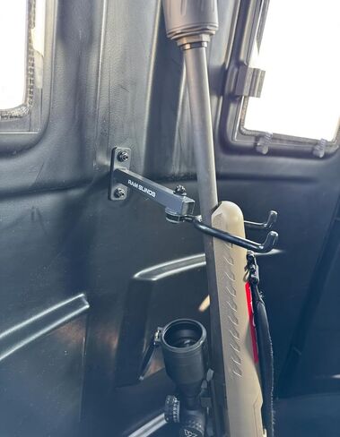 RAM Blind Gun and Gear Holder, Single Swivel Mount, Powder Coated, Quick Installation in Saudi Arabia