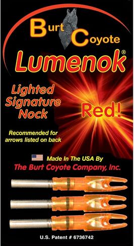 Lumenok Lighted Arrow Nocks, 3 Pack HD Orange in Kuwait