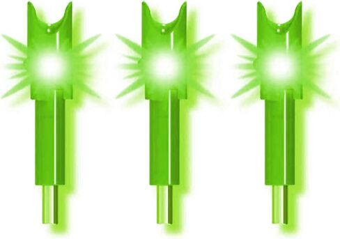 TenPoint Alpha-Brite Lighted Crossbow Nock - Pack of 3 - for Use with Most, Wicked Ridge & Horton Innovations Crossbows (Does Not Include Nitro 505) in Saudi Arabia