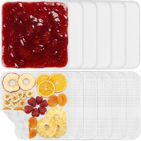 12Pcs Silicone Dehydrator Sheets 11x11 inch Non-Stick Dehydrator Tray Liner in Saudi Arabia