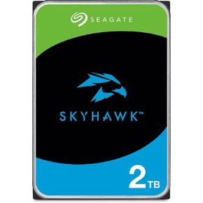 محرك الأقراص الصلبة الداخلي للفيديو Seagate Skyhawk سعة 8 تيرابايت - 3.5 بوصة SATA 6 جيجابايت/ثانية ذاكرة تخزين مؤقت 256 ميجابايت لنظام كاميرا الأمان DVR NVR مع خدمات إنقاذ البيانات (ST8000VX010) in Kuwait