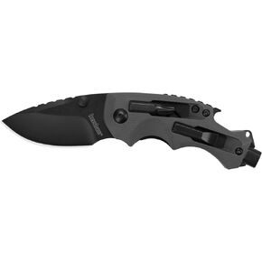 Kershaw Shuffle DIY Compact Multifunction Pocket Knife (8720), 2.4 Inch 8Cr13MoV Steel Blade with Black Oxide Coating, Every Day Utility Knife with Carbon Strength and High Tech Function, 3.5 oz.,Gray in Saudi Arabia
