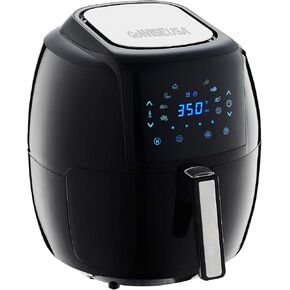 GoWISE USA GW22731 5.8-Quarts 8-in-1 Electric Air Fryer XL + 50 Recipes for your Air Fryer Book (Black) in Saudi Arabia