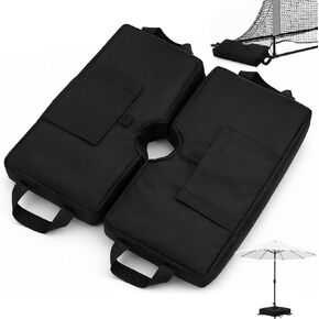 Sand Bags for Weight, 2 Sports Net Sandbags 70lbs (Without Sand) | Heavy Duty Weighted Base Anchor for Soccer Goals Basketball Hoop Golf Nets Football Nets Hockey Nets Hold Down Umbrella Base in Saudi Arabia