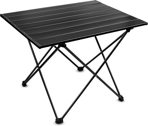 Folding Camping Table – Ultralight Aluminum Portable Table for Camping, Hiking, Backpacking, Picnic, Beach, BBQ – Compact Lightweight Collapsible Travel Side Table for Outdoor, RV, (1) in Saudi Arabia
