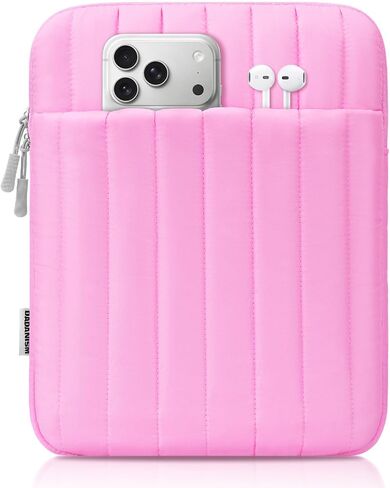 Dadanism 9-11 Inch Puffy Tablet Sleeve Bag Padded Carrying Case, Black | Fits iPad A16 11th Gen 11", iPad Air M4/Pro M5 11", iPad 10th Gen/Air 5 4 10.9", iPad 9/8/7th Gen 10.2", Galaxy Tab A11+ 11" in Saudi Arabia