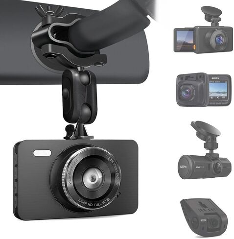 Sportway S80 Dash Cam mount, Dash Cam Mirror Mount Holder with 16pcs Joints for Rove APEMAN CHORTAU Roav Nexar iiwey YI Z-Edge Old Shark KDLINKS Crosstour VANTRUE GoPro... 99% Car Dash Cameras DVR GPS in Saudi Arabia