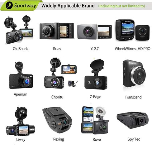 Sportway S80 Dash Cam mount, Dash Cam Mirror Mount Holder with 16pcs Joints for Rove APEMAN CHORTAU Roav Nexar iiwey YI Z-Edge Old Shark KDLINKS Crosstour VANTRUE GoPro... 99% Car Dash Cameras DVR GPS in Saudi Arabia
